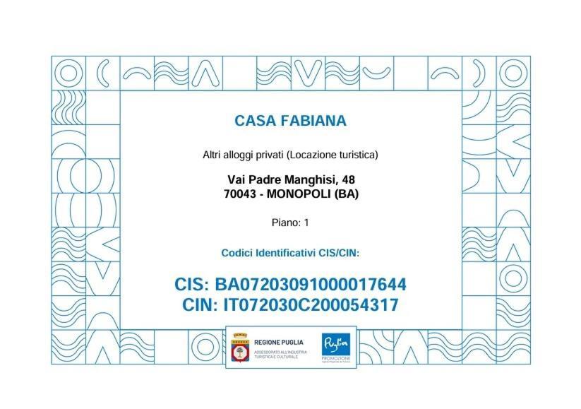 Apartamento Casa Fabiana Monopoli Exterior foto
